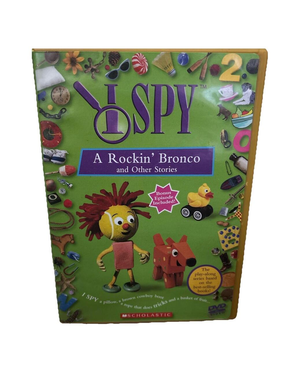 I Spy A Rockin' Bronco and Other Stories DVD Scholastic 2004 VTG